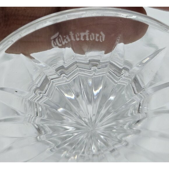 Waterford Crystal Footed Cut Glass Vase Centerpiece Decor 5.75 in - Picture 7 of 10